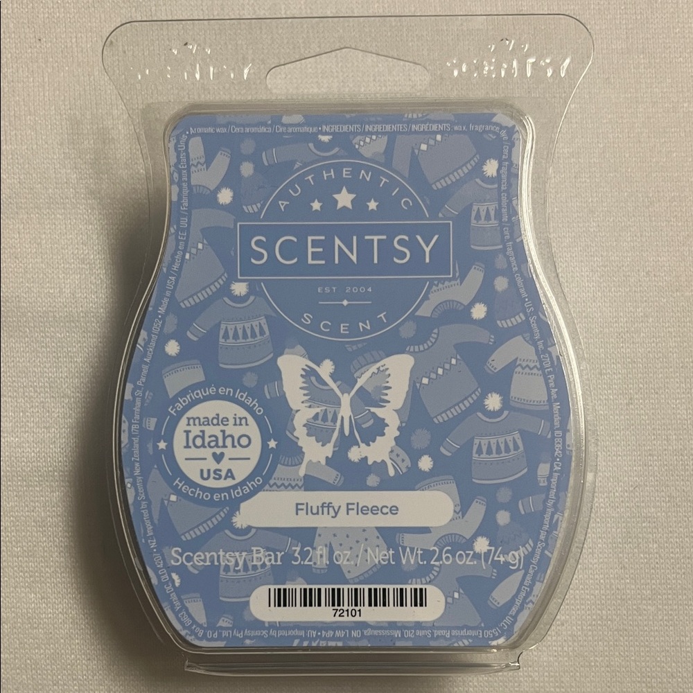 Scentsy Fluffy Fleece Scent Bar - Soft Blue